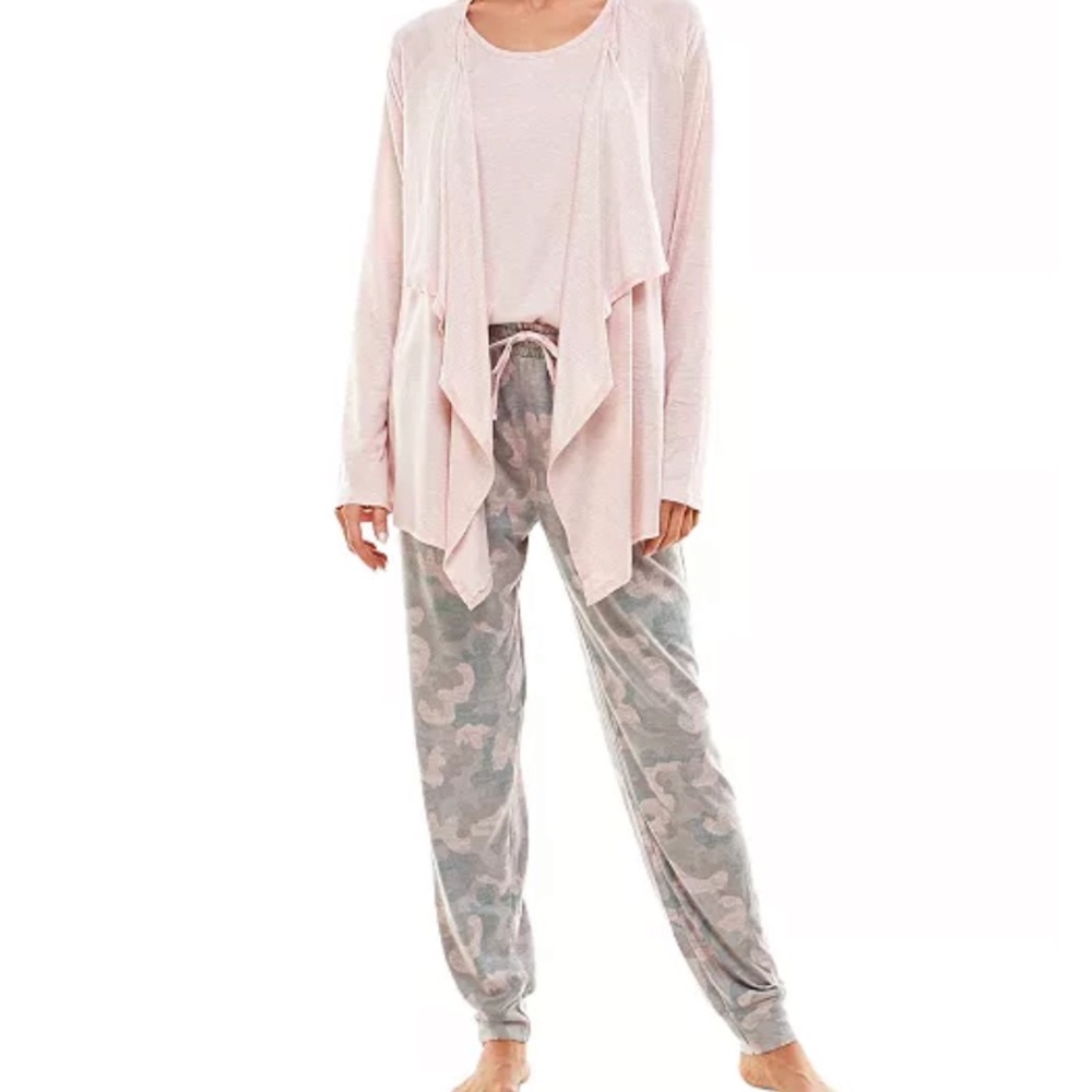NWT pajama 3 piece set size M/L - Picture 2 of 4